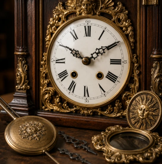 Cadrans et ornements horloges pendules