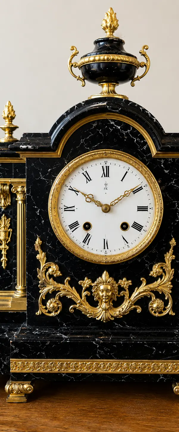 Pendule cheminée apres restauration